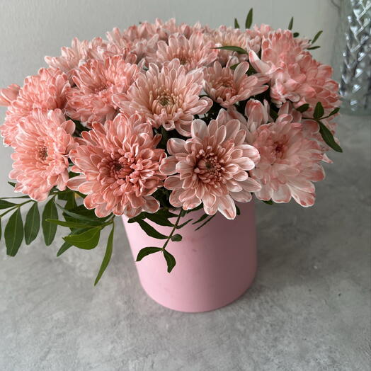 Композиция комплимент в шляпной коробке🌸
