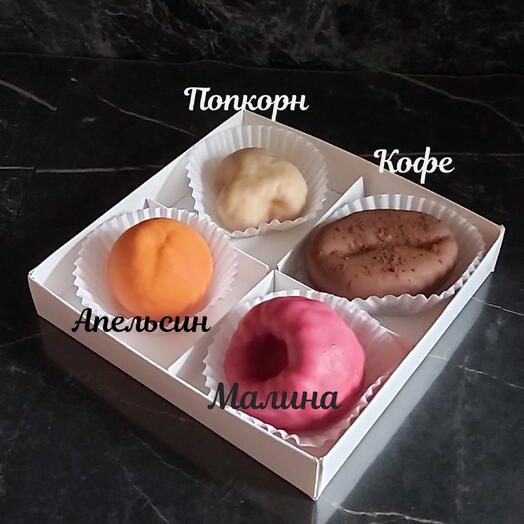 Корпусные пирожные - набор 4 - 260гр
