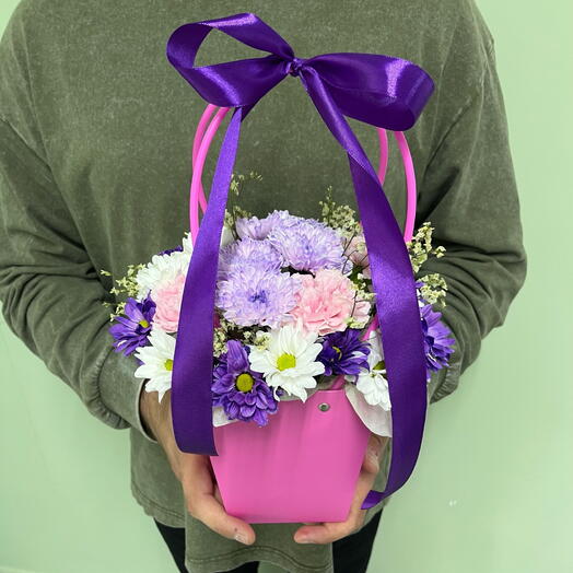 Компазиция из хризантемы
