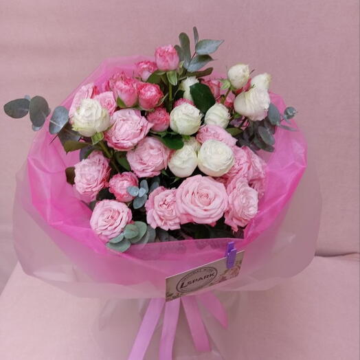 6 spray roses bouquet