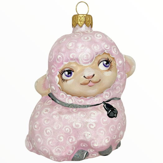 Ёлочная игрушка "Овечка Зефирка" (Мария)