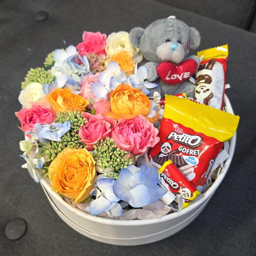 Дофаминовая коробка цветов