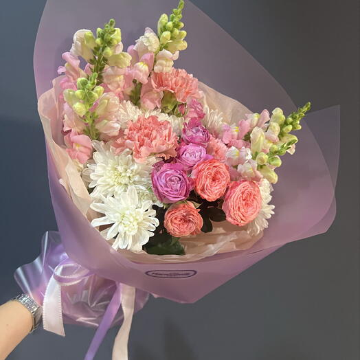 Pink and purple