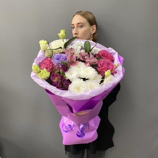 Букет с пионовидными розами 💐