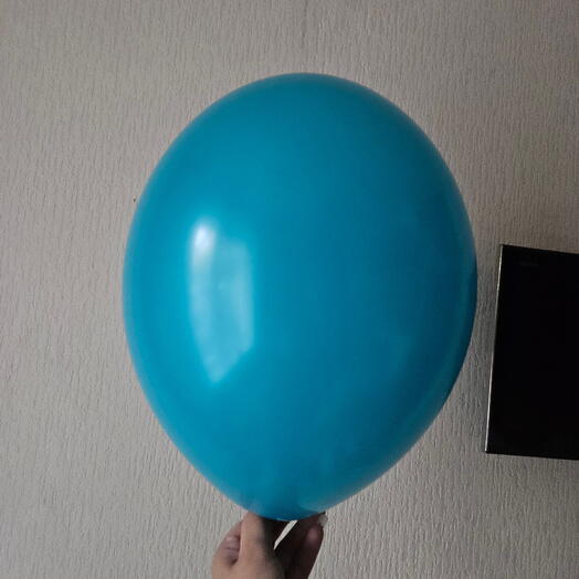Шар синяя бирюза с гелием-1шар