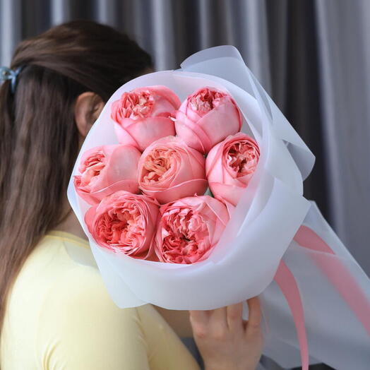 Роза пионовидная Pink Expression 7 шт