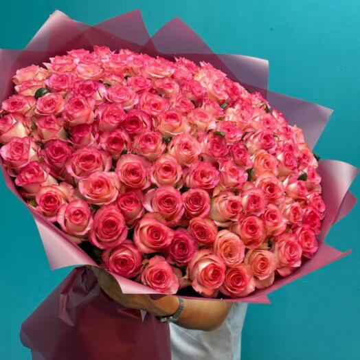 101 pink roses - Jumilia