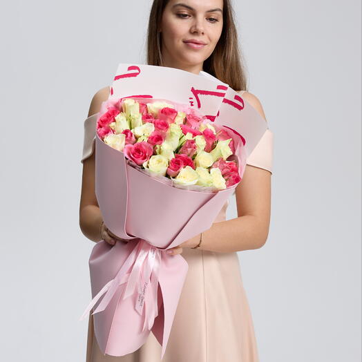 🌹Ароматные розы 35 шт, доставка Киров