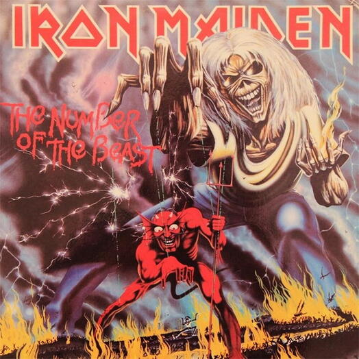 Винтажная пластинка Iron Maiden / Айрон Мейден — The Number Of The Beast, EX-