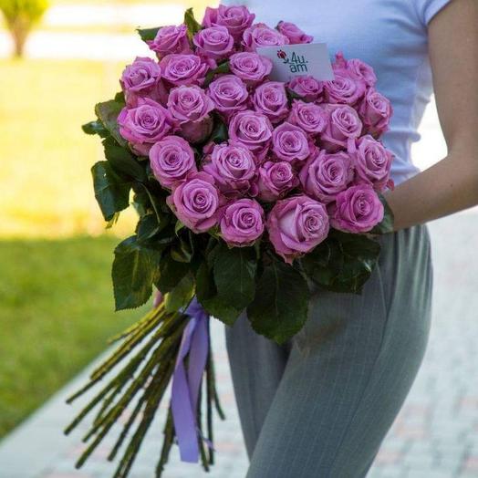 Purple roses 80см, 29шт