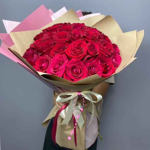 ✅33 rosas rojas