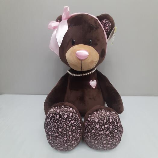 Oso de peluche lechoso