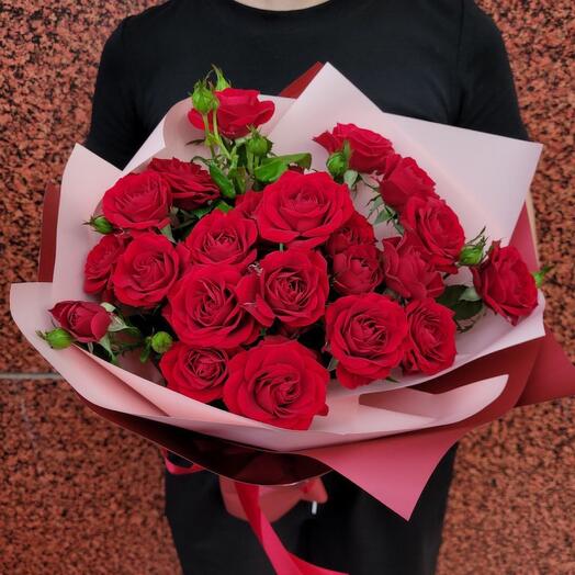 ACTION !!!! Bush Rose in a stylish design