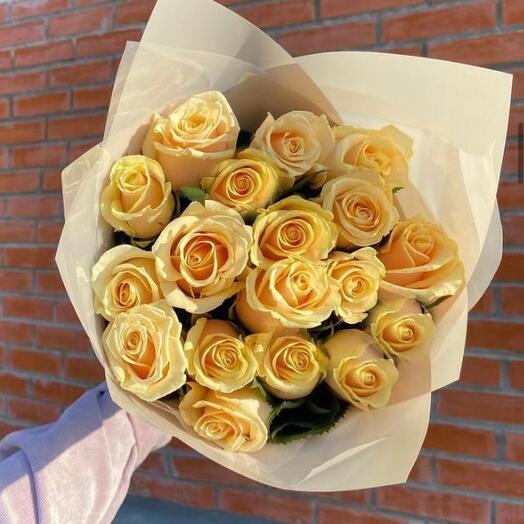 A beautiful bouquet of 19 roses