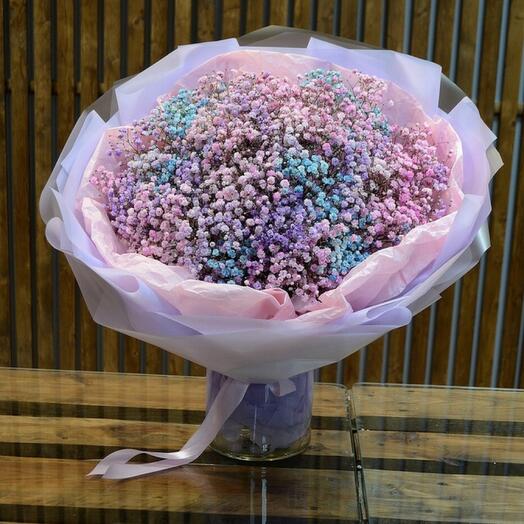 Bouquet of gypsophila