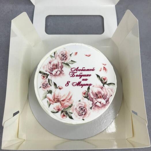 Bento cake for grandma on March 8th