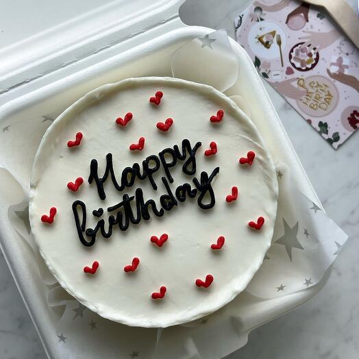 Pastel de cumpleaños feliz Bento