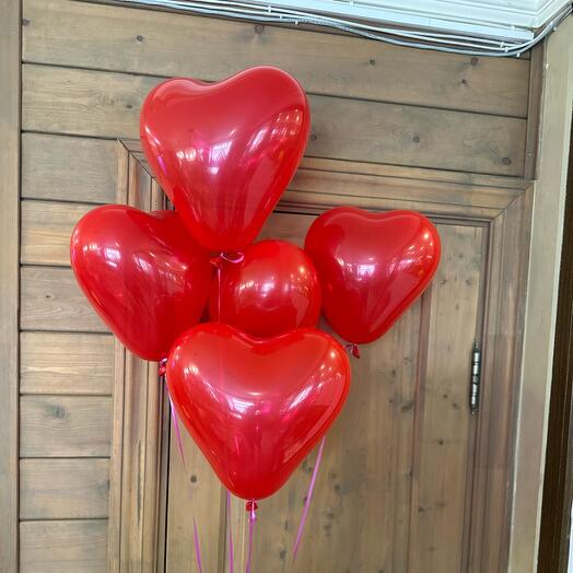 5 Bolas de corazón