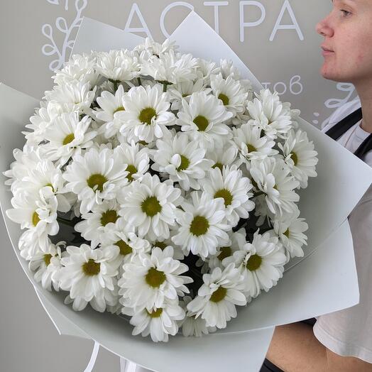 -15%АКЦИЯ🌸Букет из хризантем ромашек/Цветы в Уфе/Доставка цветов Уфа