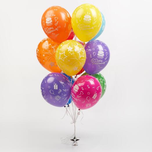 Воздушные шары N8 «Торт» 12 шт