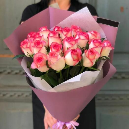 Букет "21 роза Джумилия"