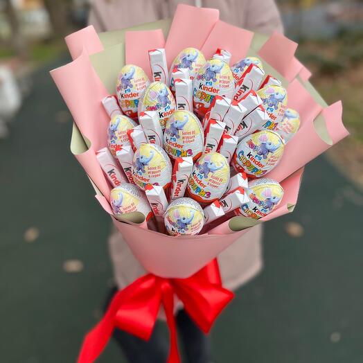 Ramo de Kinder Sorpresa Y Kinder Chocolate
