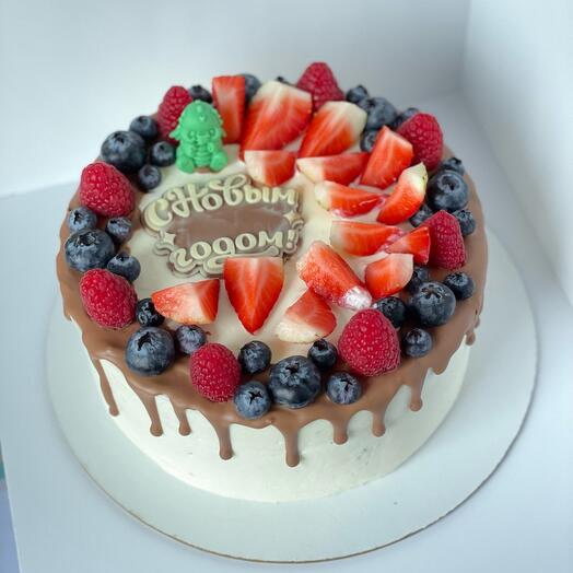 Berry cake "Happy New Year"