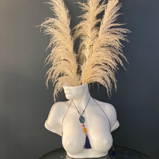 Декоративное кашпо «Бюст»