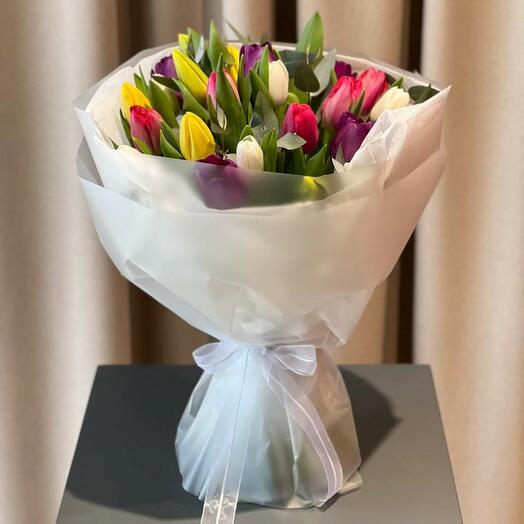 Букет из тюльпанов "Карнавал Цветов"