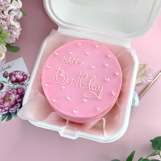 Бенто торт «happy birthday» 500гр. Нэ