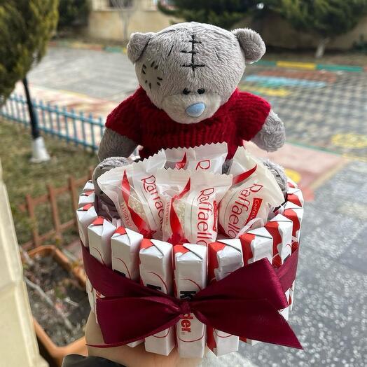 Киндер торт с мишкой