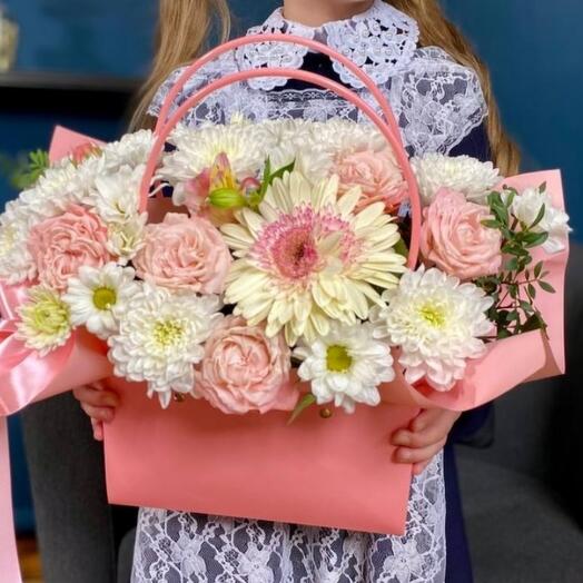 Цветы в коробке