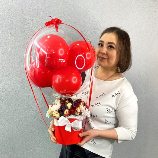 Клубника в шоколаде Фонарь