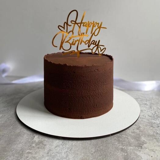 Веган / постный бенто торт L happy birthday 1 кг на день рождения
