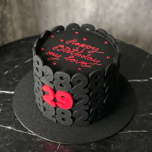 Торт 2,5кг с вашей цифрой