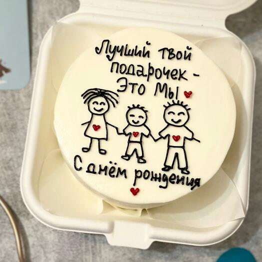 Бенто торт семейный