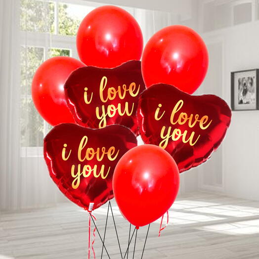 Set of Love Balloons