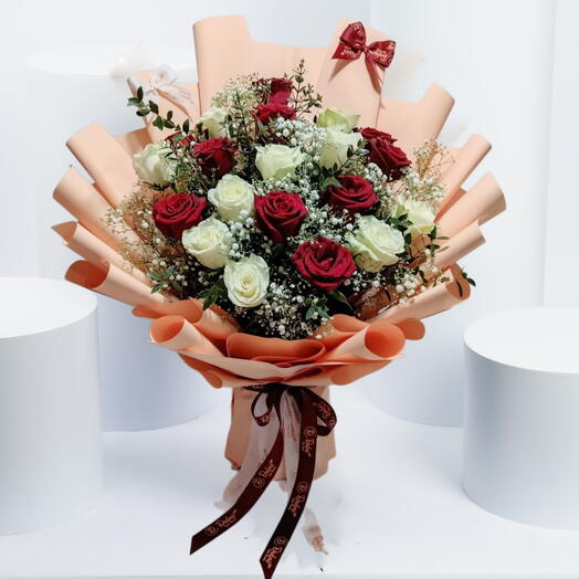 Red N White Bouquet