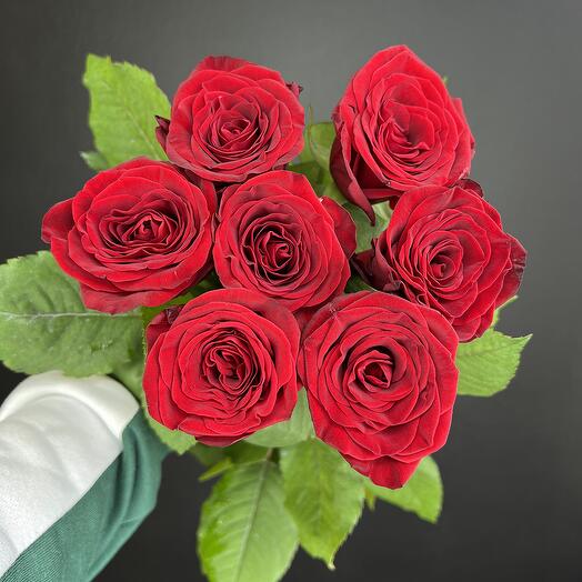 Ramo de 7 Rosas rojas red Naomi
