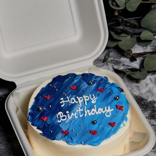 Бенто-торт на день рождения "Happy Birthday"