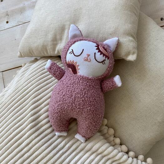 Котик розовый
