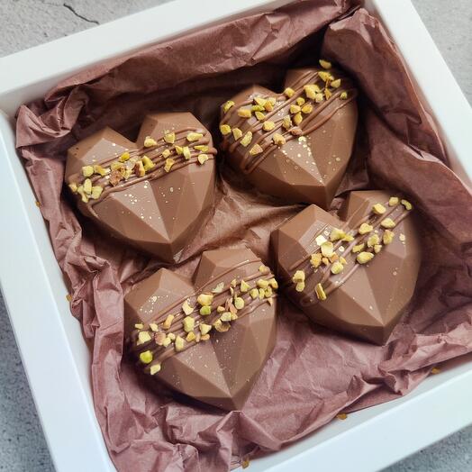 Дубайский шоколад сердца