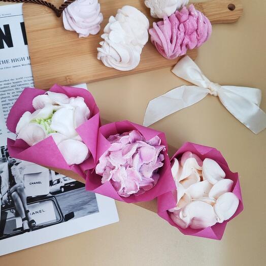 Зефирные цветы в подарок маме подруге жене девушке