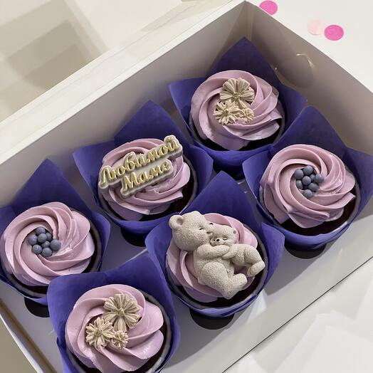 Cupcakes for Mom (set of 6 pieces)