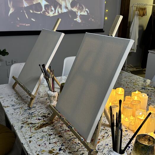 Master class Drawing, cinema and wine Gift certificate