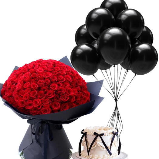 100 roses package