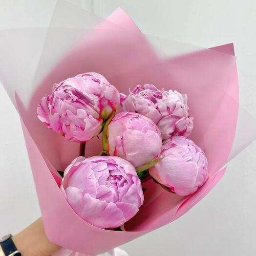 Bouquet of peonies "The most desired" bouquet
