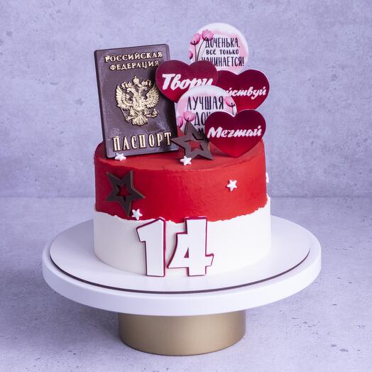 Торт на 14 летие