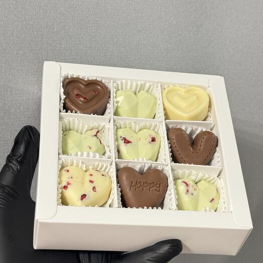 Микс из белого и молочного шоколада