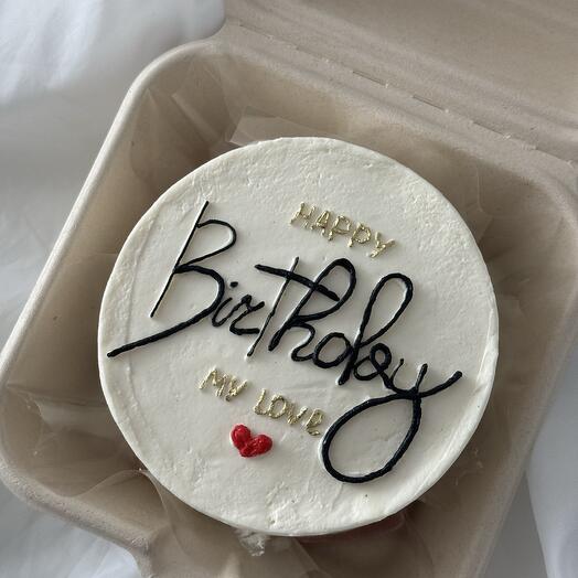 Бенто-торт «happy birthday️‍🔥»